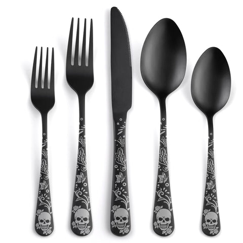 SANLUNS front view of full 40-piece set shows complete service and bold styling