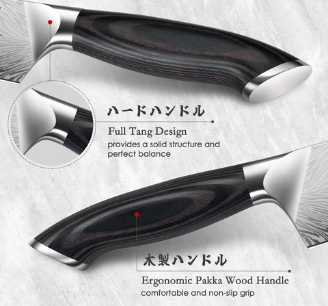 SANMEIHO blade edge profile highlighting 12° angle for cleaner cuts