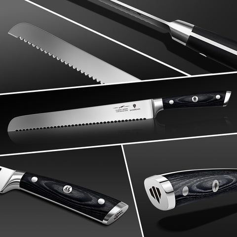 SANMEIHO polished blade and full-tang joint illustrating durable construction and balance