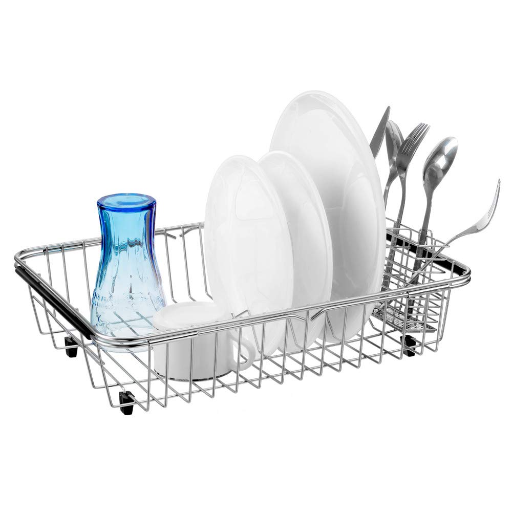 SANNO on countertop drying plates and cups to free sink space
