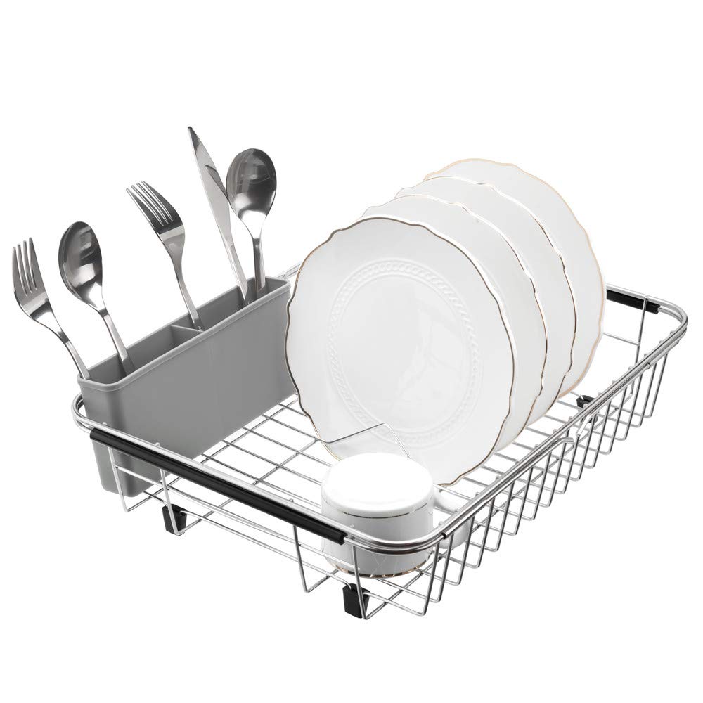 SANNO rubber-coated feet and extendable arms protecting counters and preventing slips