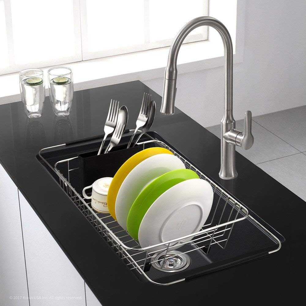SANNO utensil holder detail showing organized silverware storage and easy access