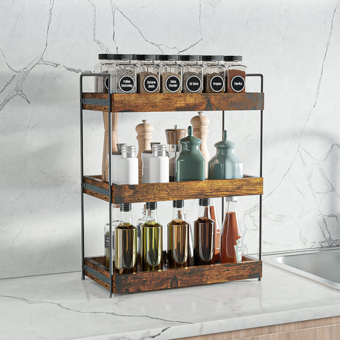 SANRETAHO placed in kitchen holding spices to save counter space