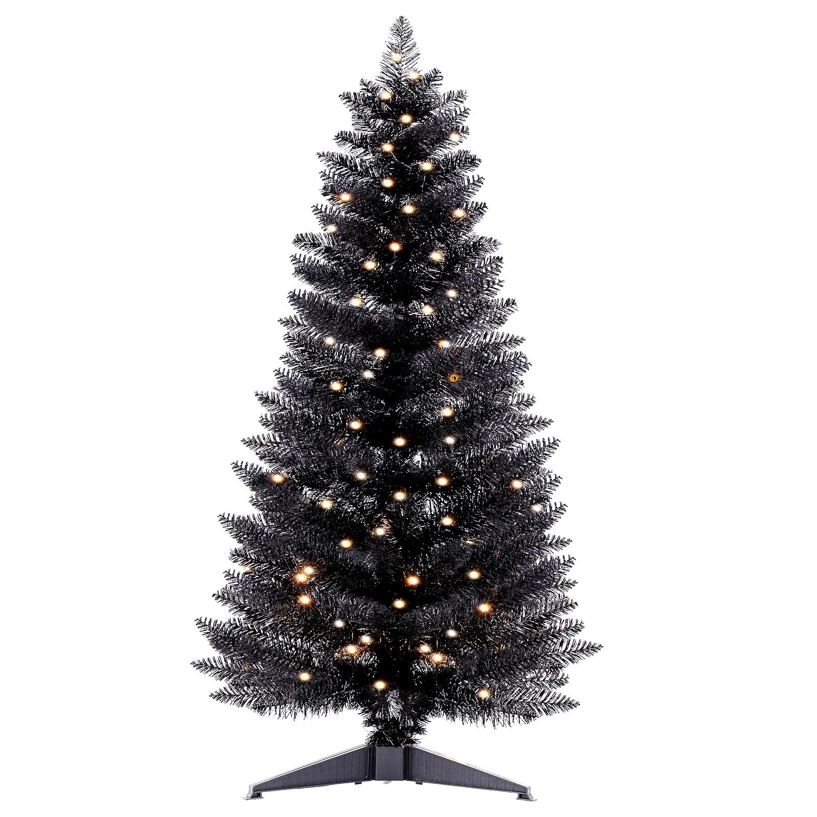 Santanelo front view of black tree showing full silhouette and elegant height
