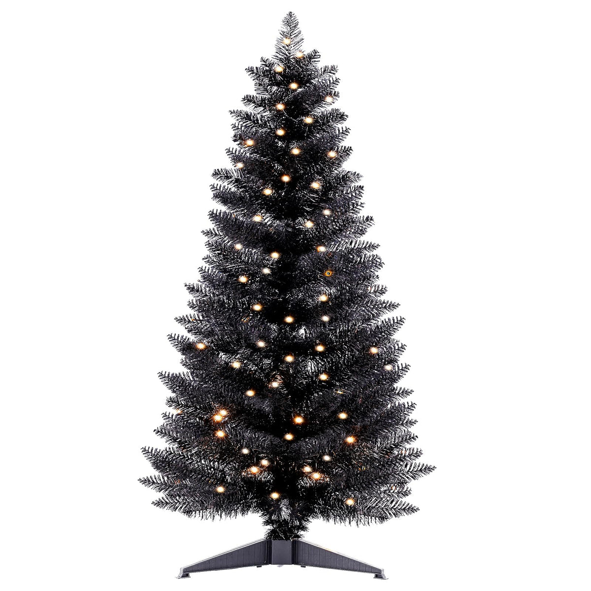 Santanelo front view of black tree showing full silhouette and elegant height