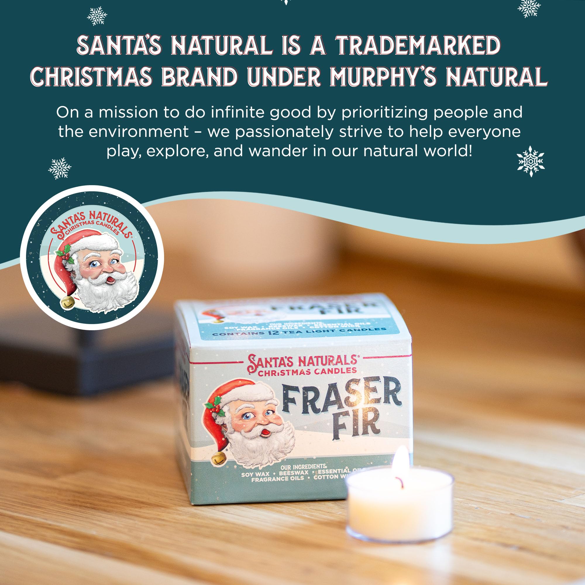 Santa's Naturals wax texture detail of soy and beeswax blend showing natural finish benefit: smooth burn