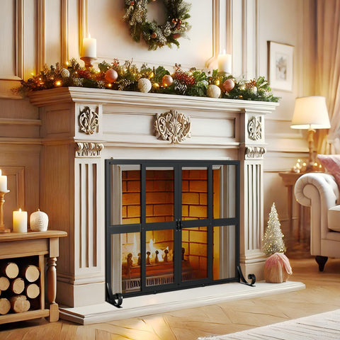 Sarzdras screen in a living room showing safety and style together