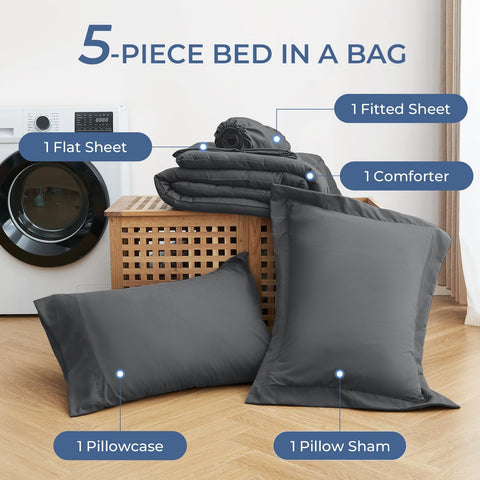 Sasttie comforter stitched squares showing sewn-through construction and even warmth benefit