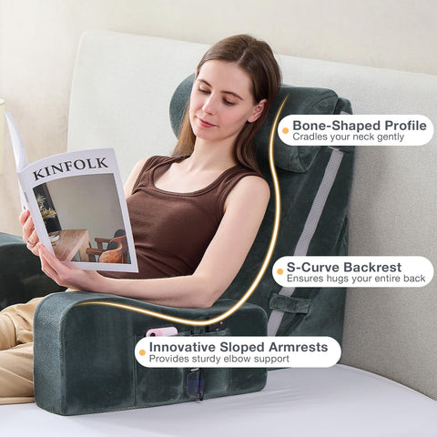 Sasttie detachable neck roll shown for tailored head and neck comfort