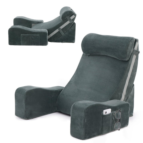 Sasttie front view showing full backrest and armrests for stable support
