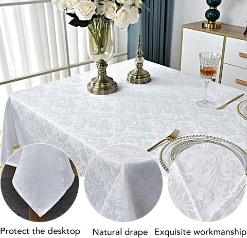 SASTYBALE side overhang shows drape and full coverage for rectangle tables