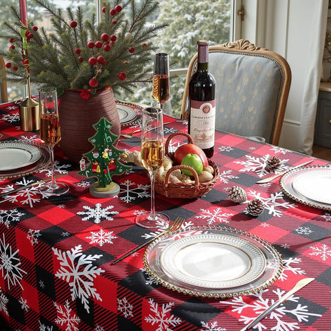 SASTYBALE on a six-foot table showing size fit and generous side drape