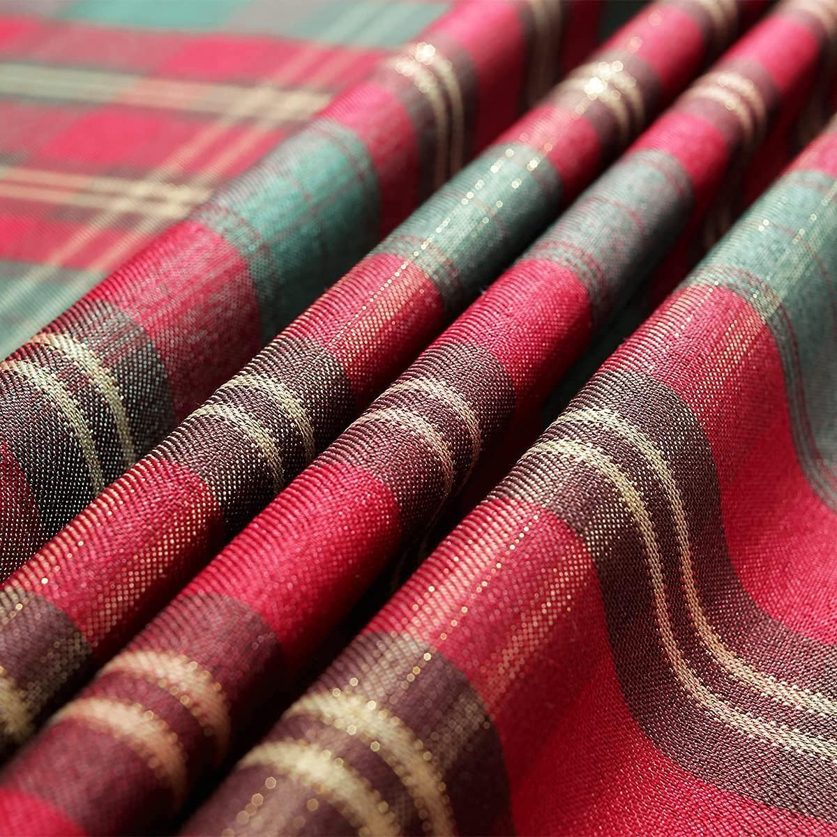 SASTYBALE tablecloth beside chair to show 60x120 inch scale and expected overhang