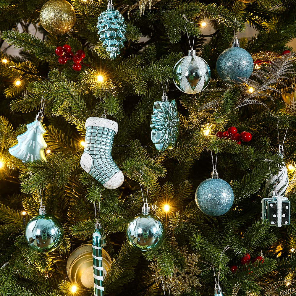 Sattiyrch close-up of babyblue ornament finish highlighting glass-like shine and durability