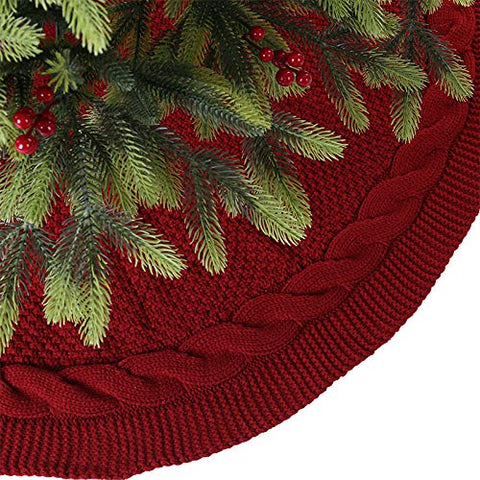 Sattiyrch front view burgundy skirt shows elegant base and cozy appeal