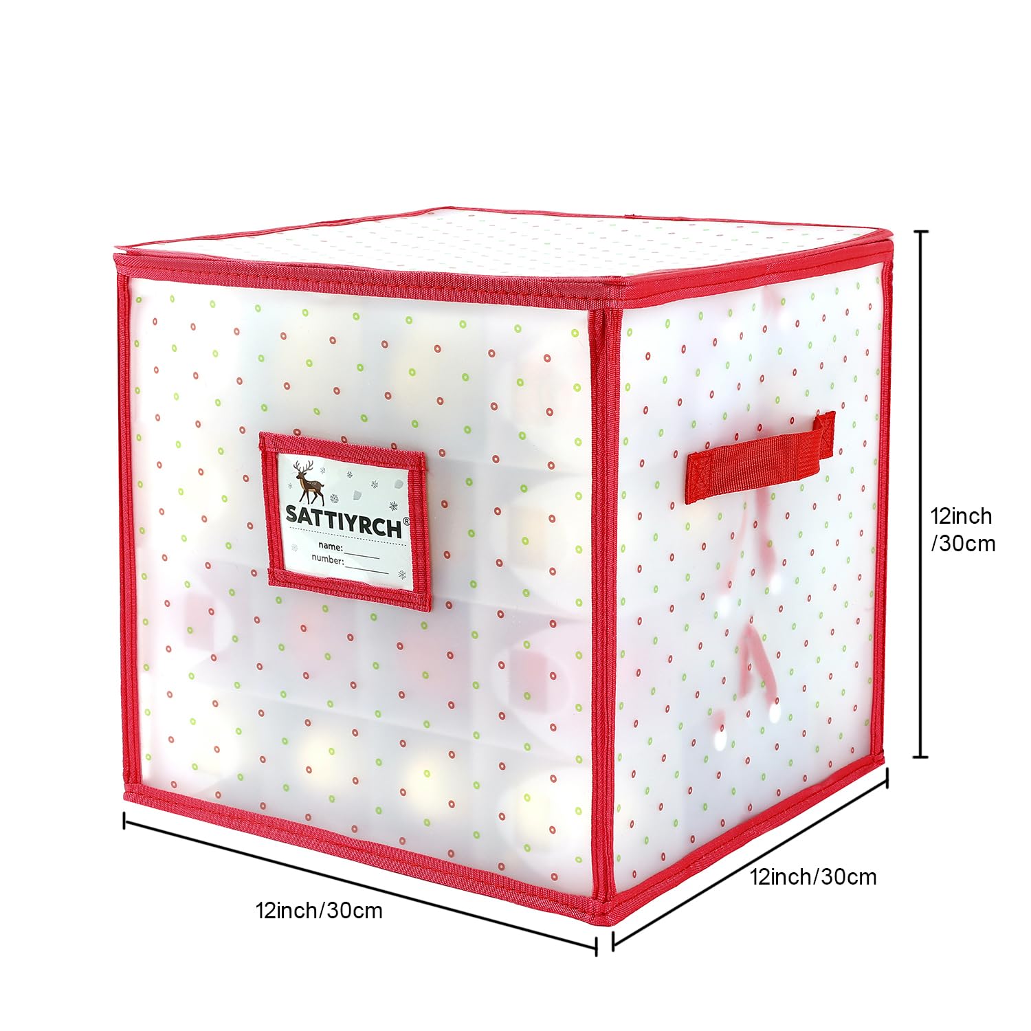 Sattiyrch open top revealing four removable trays for organized storage