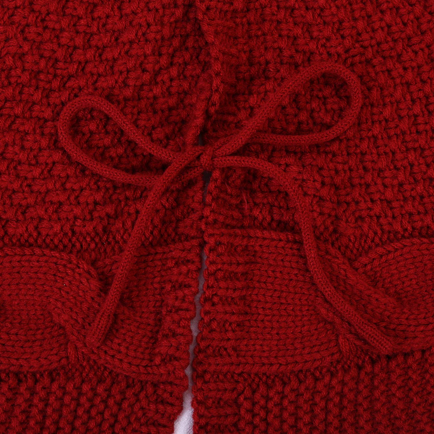 Sattiyrch tied opening detail demonstrating secure fit and stability