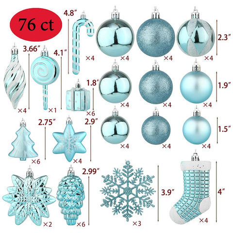 Sattiyrch ornaments on decorated tree illustrating safe, cohesive holiday styling