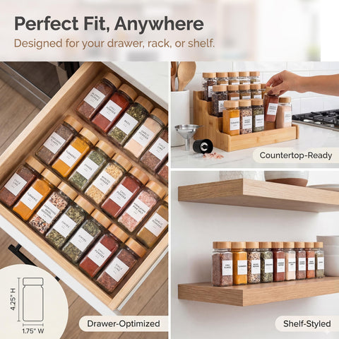 SAVVY & SORTED close-up of bamboo lid grain and fit, durable and stylish seal