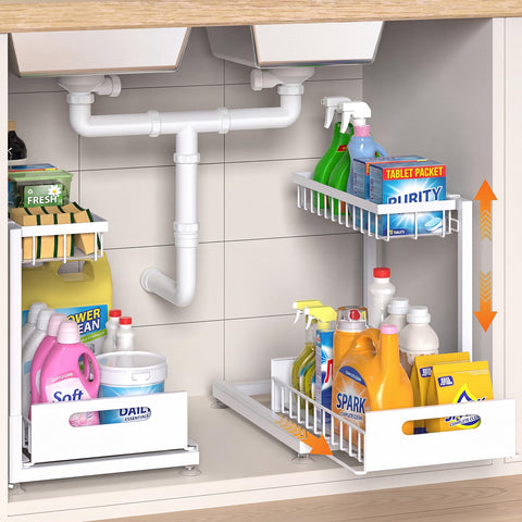 Saydear front packaging view showing two L-shaped racks and benefits