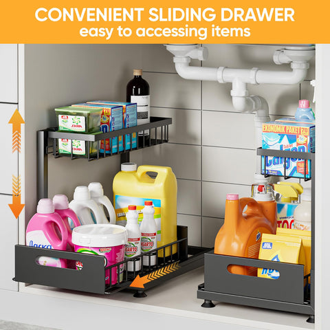 Saydear lifestyle shot of kitchen cabinet organized and clutter-free