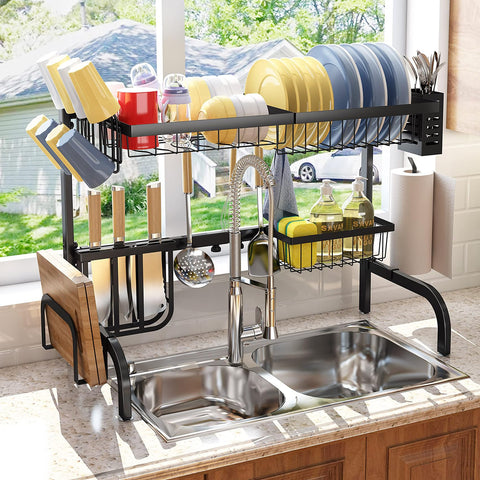 SAYZH adjustable width expanded to fit larger sinks for flexibility