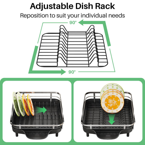 SAYZH collapsed rack stored flat on shelf saving kitchen space benefit