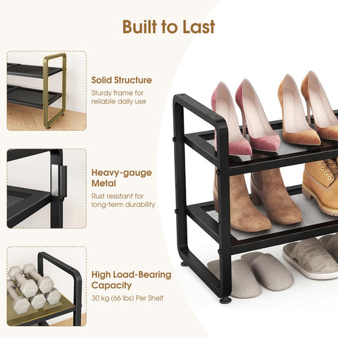 SAYZH curved handle used to move rack easily for cleaning or rearranging