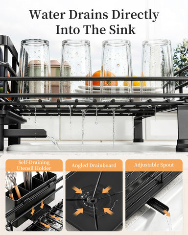 SAYZH cutlery holder and tray keeping utensils separated and tidy