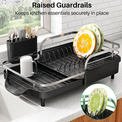 SAYZH detachable utensil holder with compartments for faster drying benefit