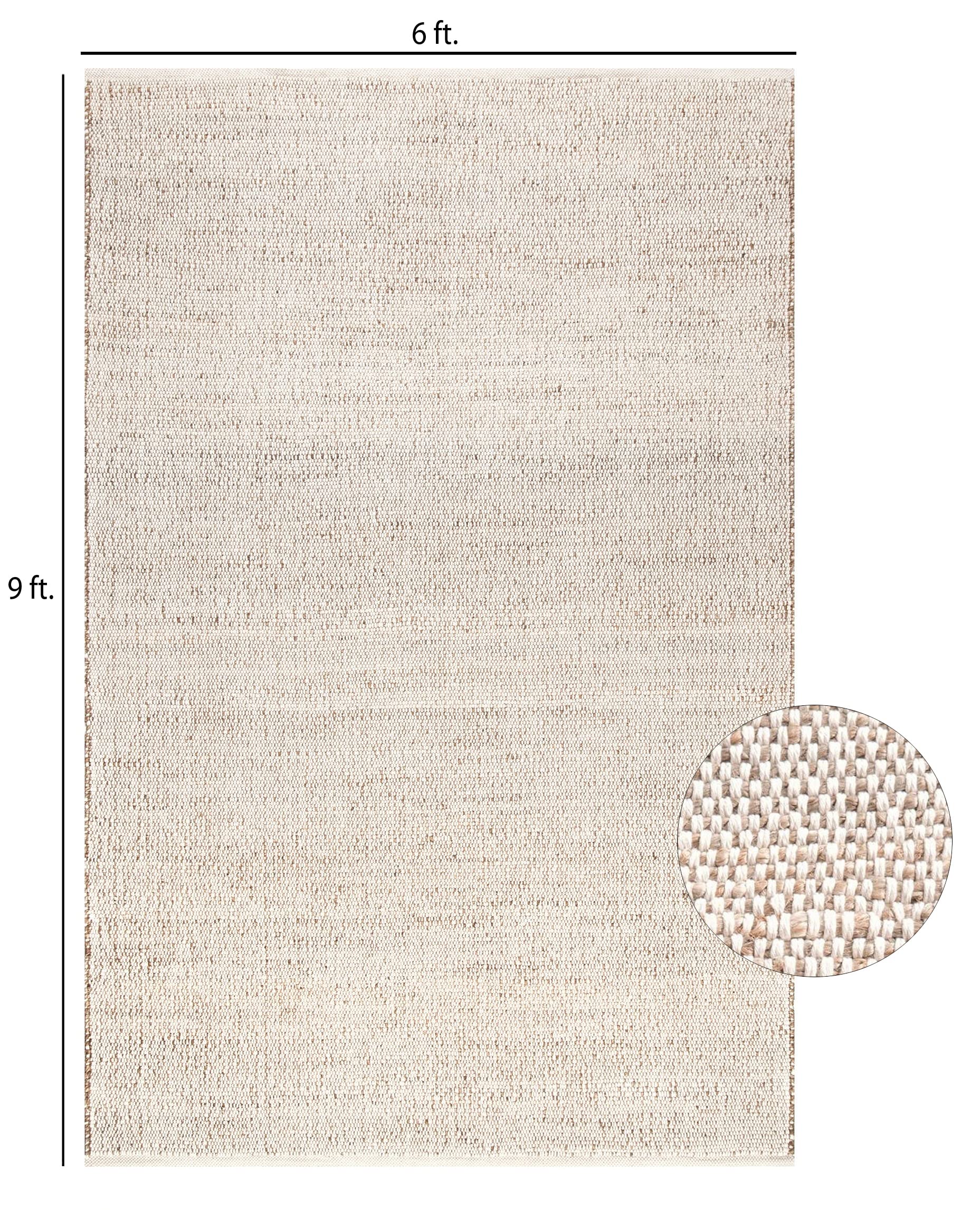 Scandilivin Homes rug corner and edge detail showing neat finish and visual appeal
