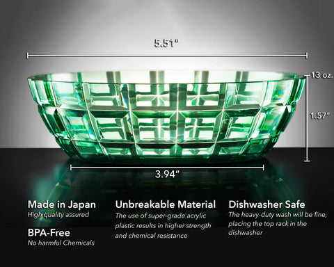 SCANDINOVIA close-up of acrylic texture showing glass-like clarity and toughness