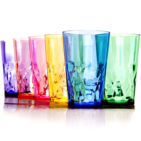 SCANDINOVIA front view of six tumblers showcasing elegant, unbreakable design