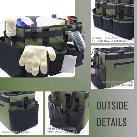 SCAVATA open interior displaying foldable dividers for customized organization
