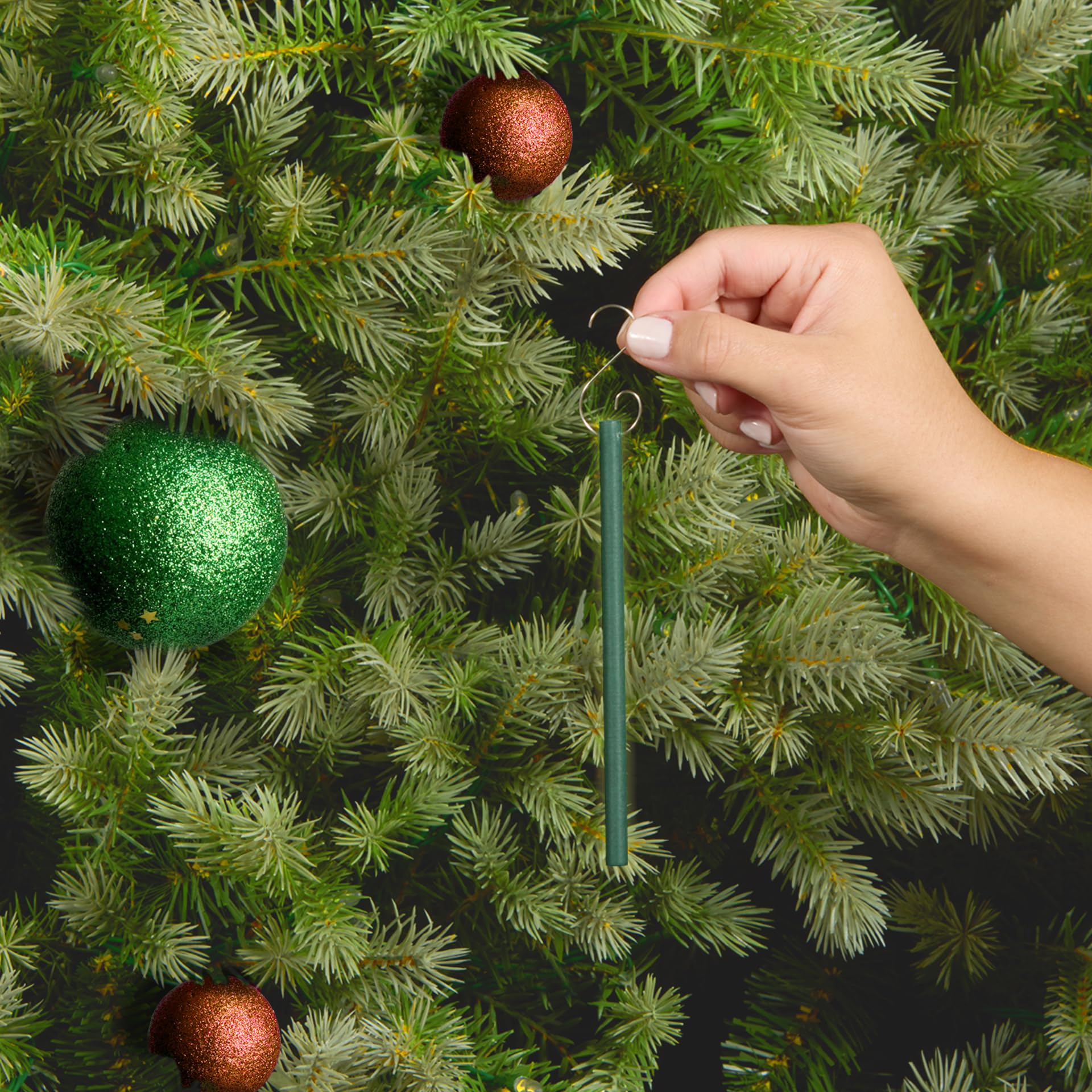 Scentsicles ornaments on decorated tree in living room creating festive ambiance benefit