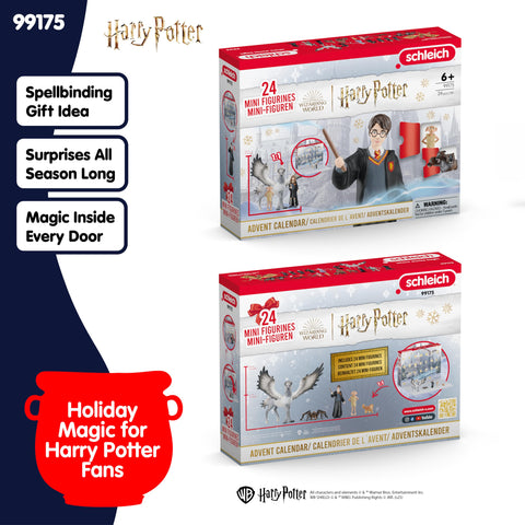 Schleich advent calendar opened on one day revealing a surprise mini figure