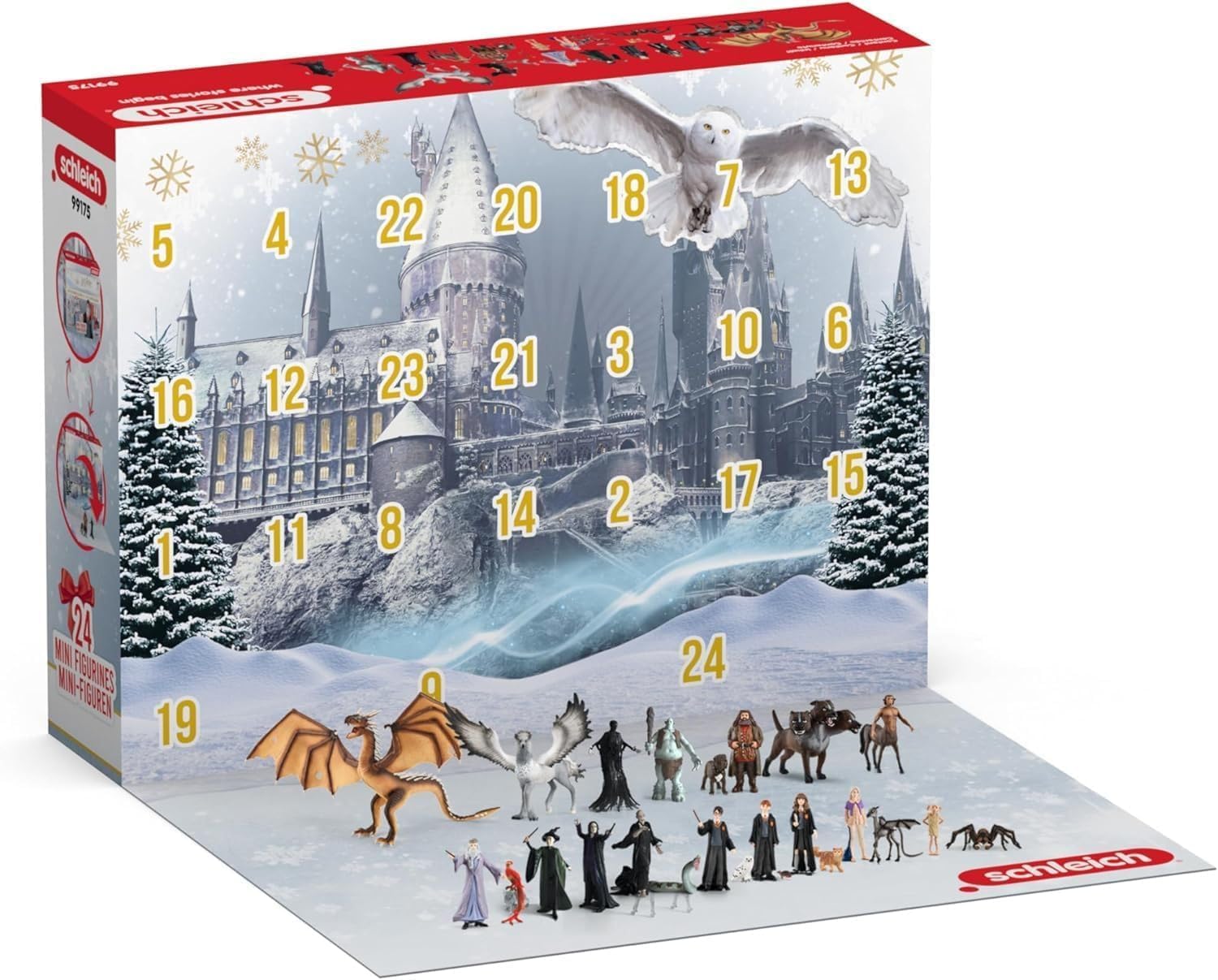 Schleich figure held in hand to show scale and portability for travel play