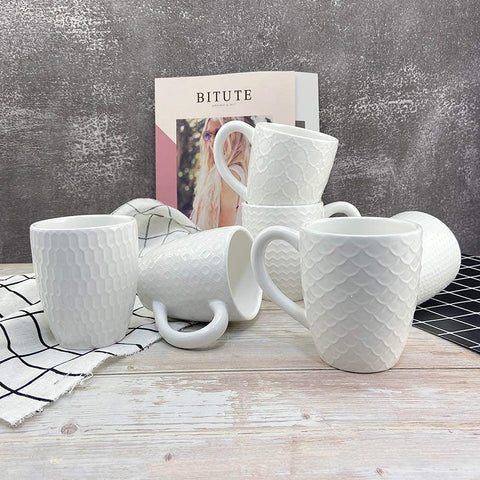 Schliersee table setting with mugs and breakfast scene showing coordinated entertaining benefit