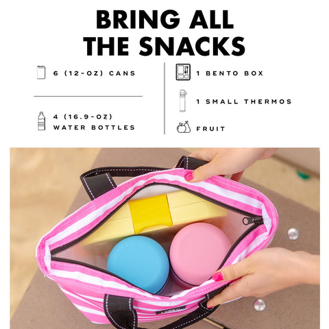 SCOUT Nooner opened with meal prep containers for easy loading benefit