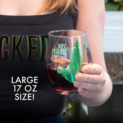 SCS Direct glass next to a smartphone for size comparison showing full 18oz capacity