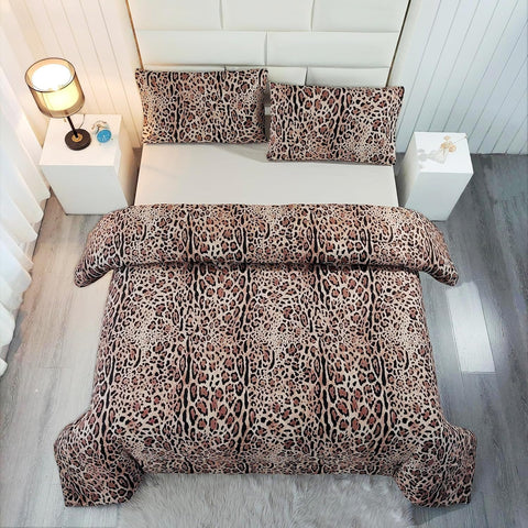 SDY comforter on queen bed with ruler showing 90x90 size for accurate scale and fit