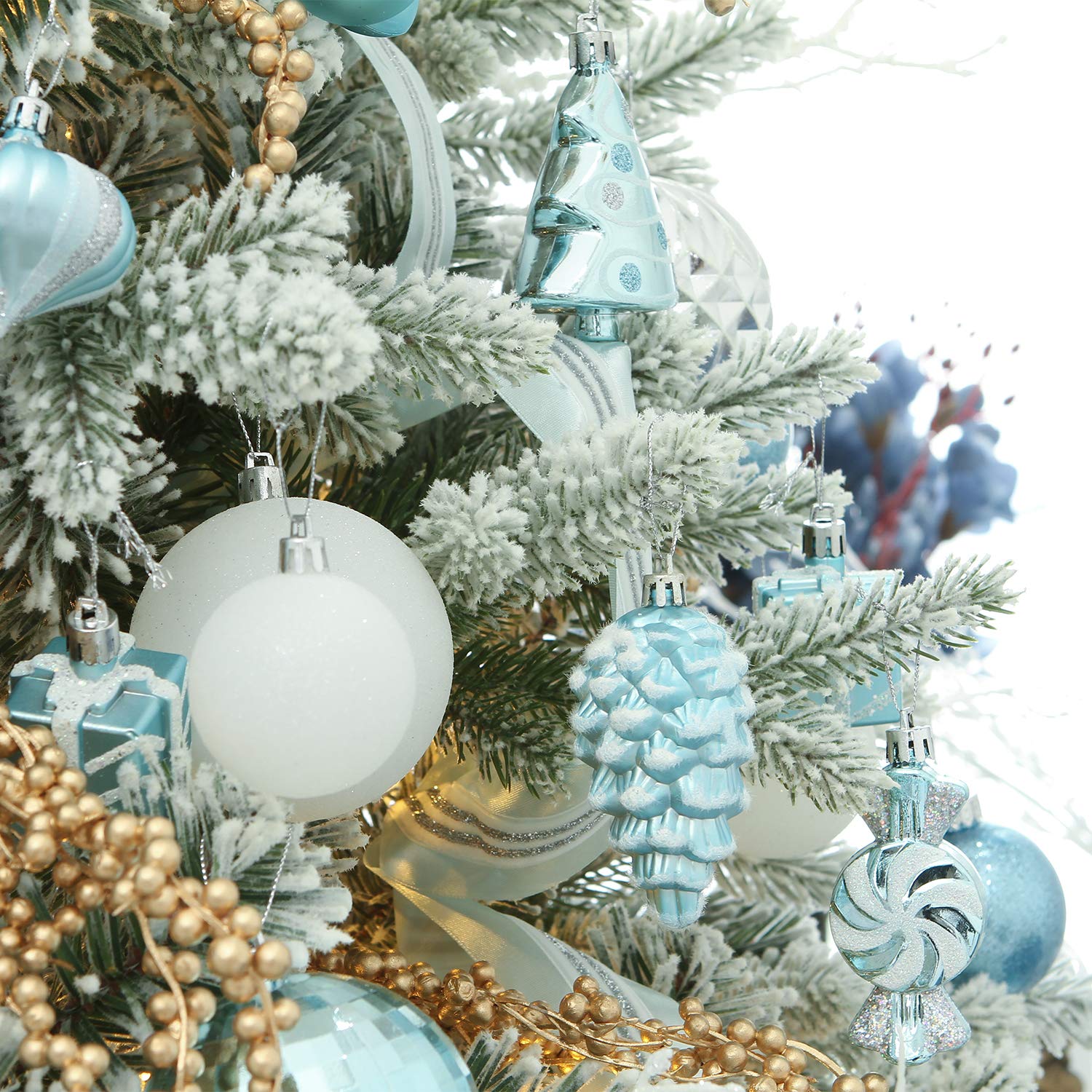 Sea Team ornaments beside a ruler for scale and placement planning benefit