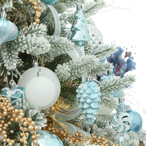 Sea Team ornaments beside a ruler for scale and placement planning benefit