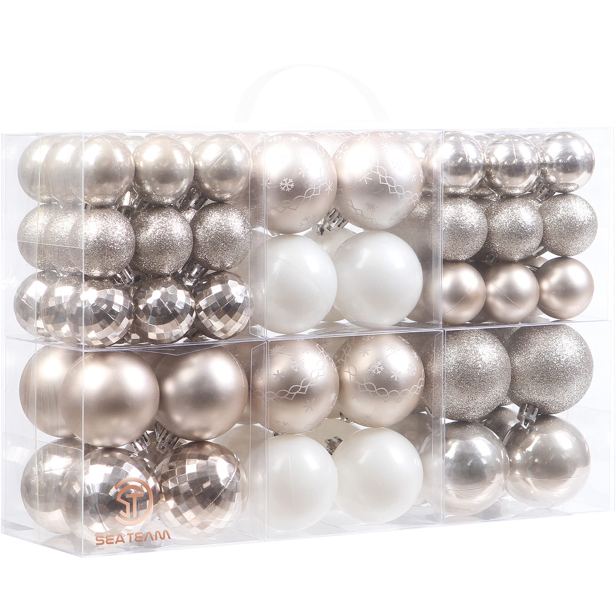 Sea Team front packaging showing full 86-pack, convenient storage benefit