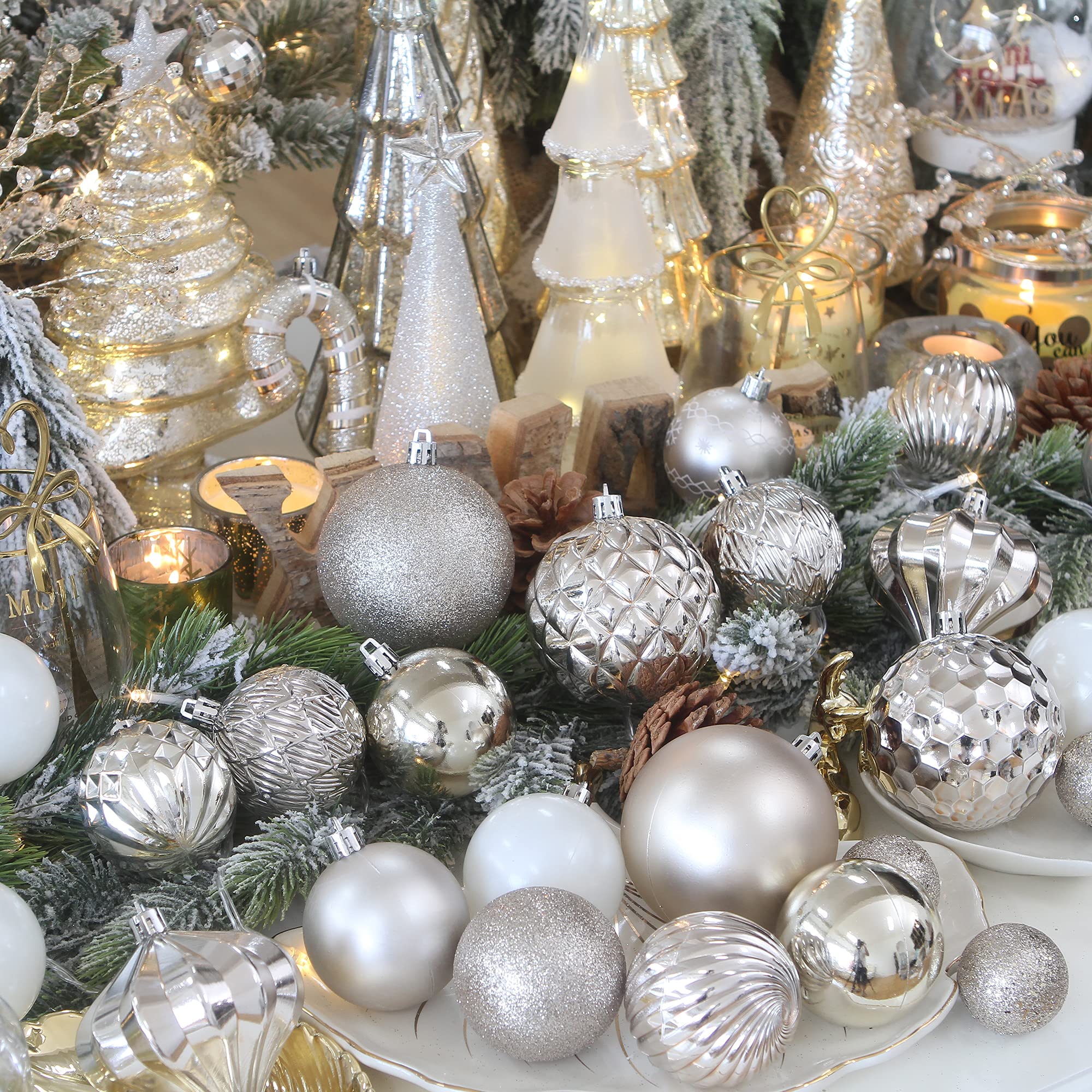Sea Team ornaments hung on a tree, demonstrates festive styling benefit