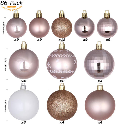 Sea Team rose gold glossy bauble close-up showing reflective sparkle