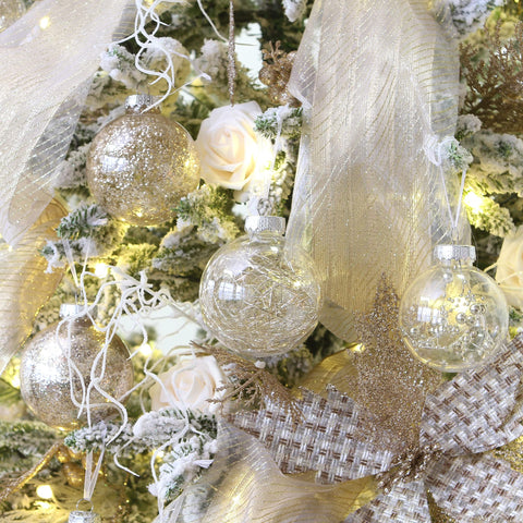 Sea Team bauble shimmer under lights showcasing radiant festive reflection