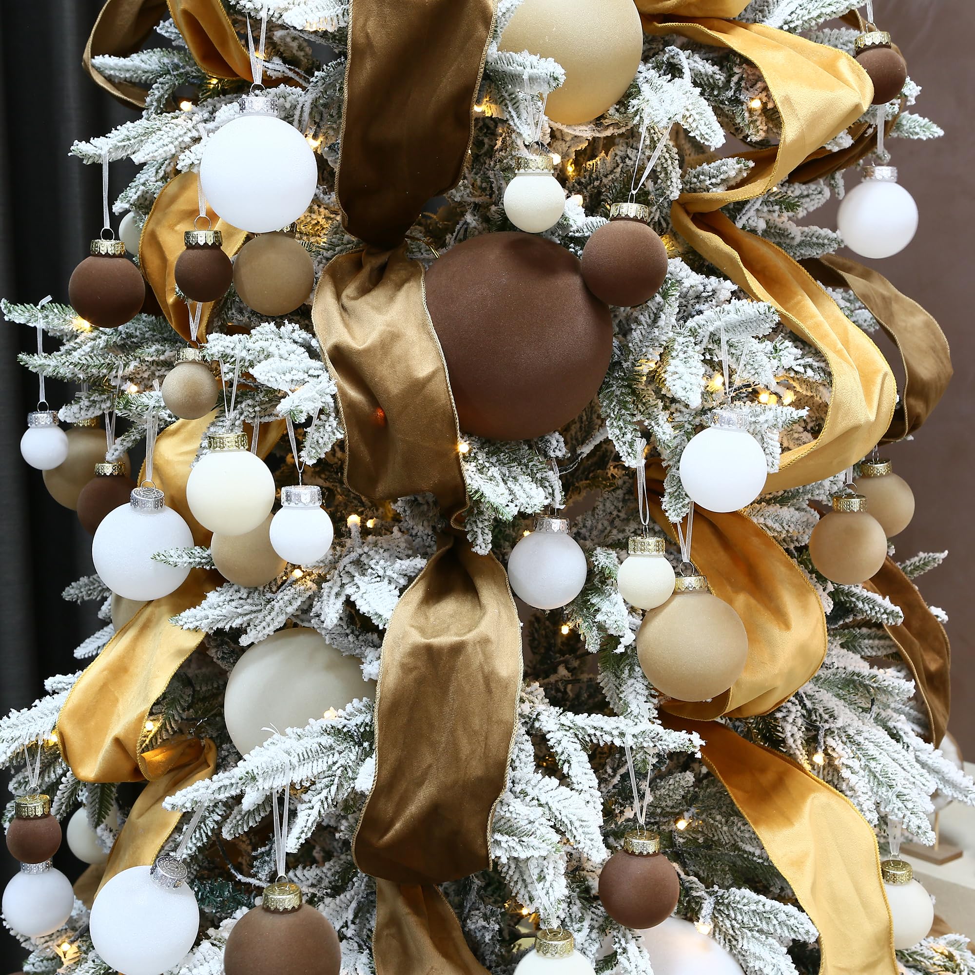 Sea Team beige baubles arranged as a table centerpiece offering versatile event decor