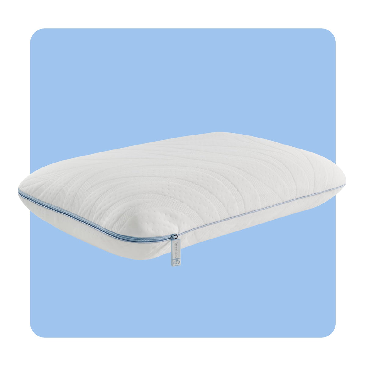 Sealy Dreamlife front packaging showing pillow and clean presentation benefit