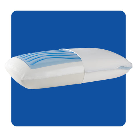 Sealy Dreamlife front view showing pillow profile and supportive shape